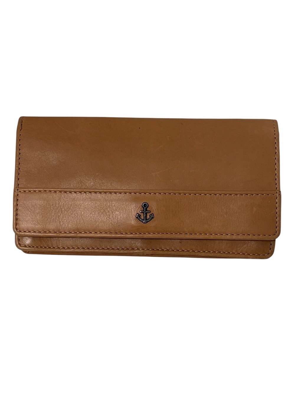 Harbour 2Nd Tan Brown Leather Bifold Long Wallet - Like New